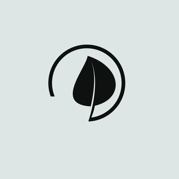 Boom blad pictogram — Stockvector