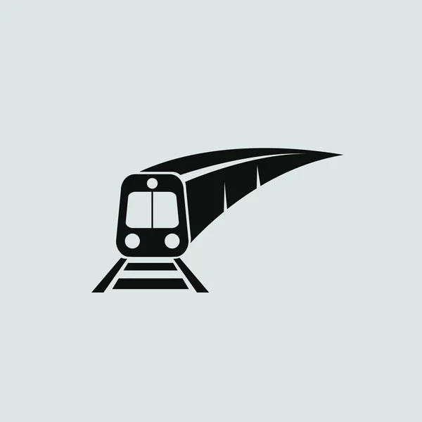 Železniční dopravu ikona — Stockový vektor