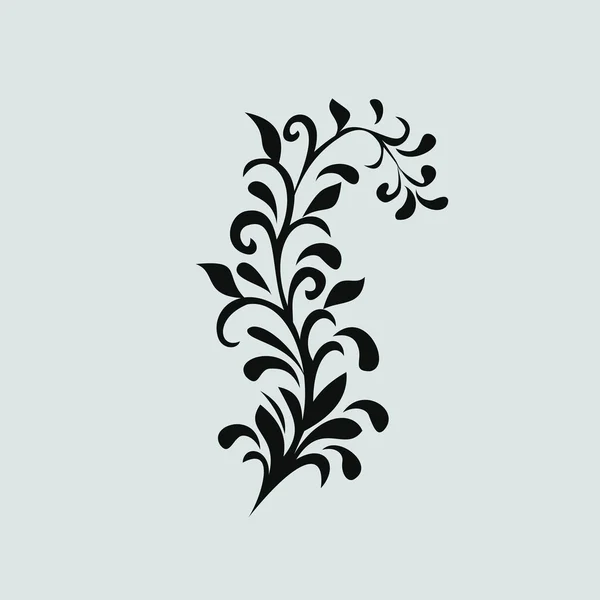 Floral sieraad ontwerpelement — Stockvector