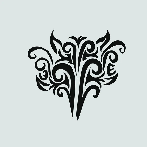 Elemento de design ornamento floral — Vetor de Stock