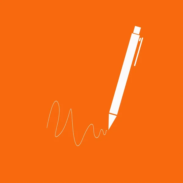 Stift, Signatursymbol — Stockvektor