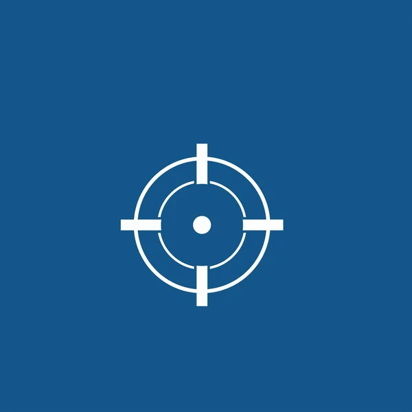 Objectif, icône cible — Image vectorielle
