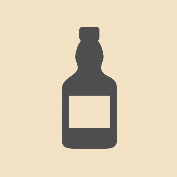 Alcohol bottle icon — Stock Vector