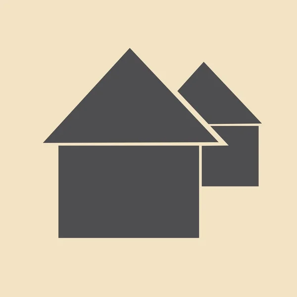 Будинки, будинки значок — стоковий вектор