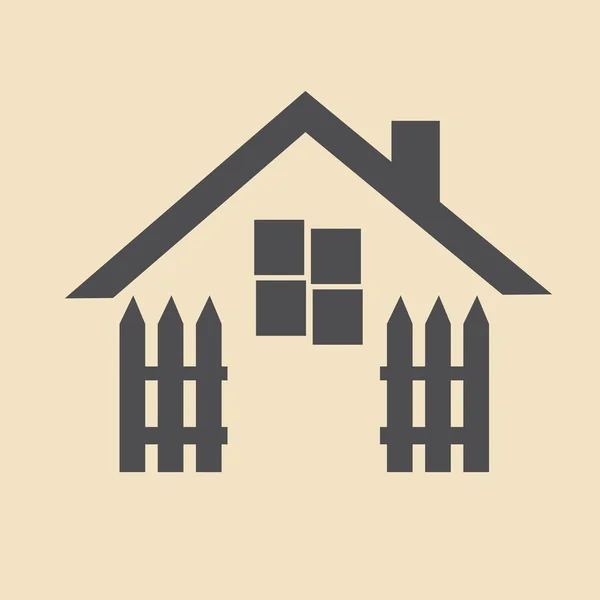 Accueil, icône de la maison — Image vectorielle