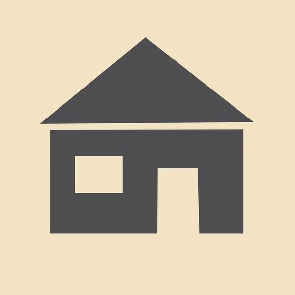 Дом, икона дома — стоковый вектор