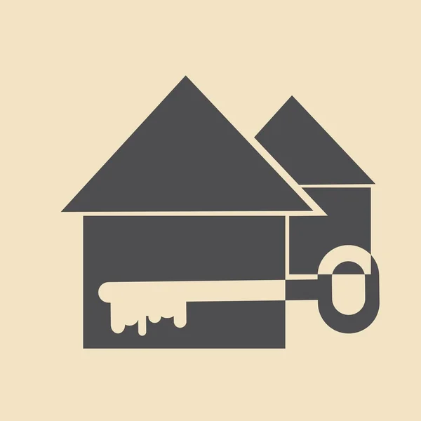 Houses security icon — Stock Vector