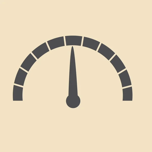 Indicateur de vitesse icône — Image vectorielle