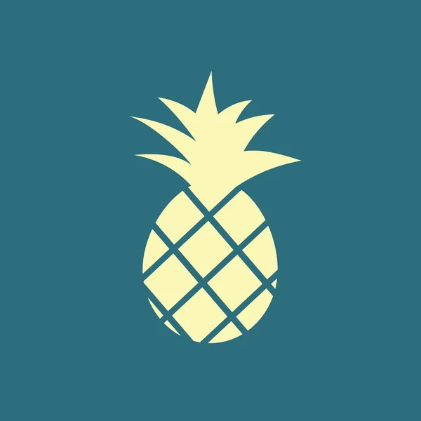 Ananas frukt ikon — Stock vektor