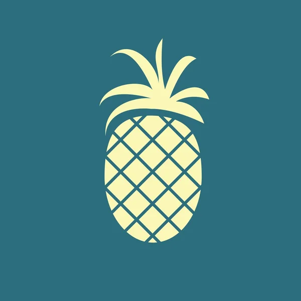 Ananas frukt ikon — Stock vektor