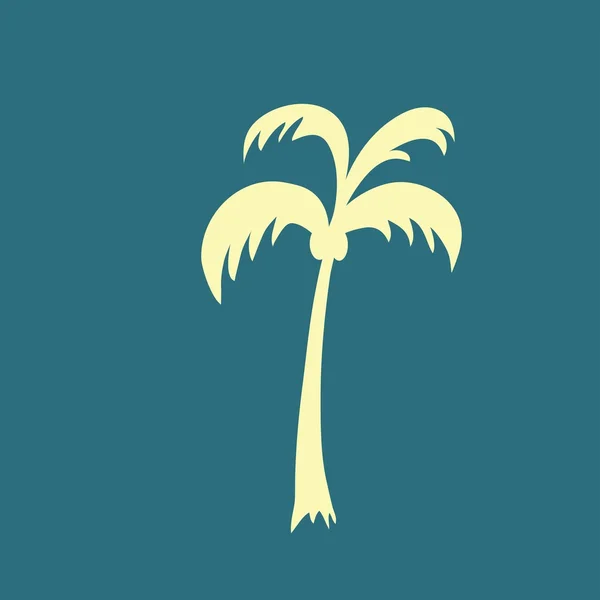Ícone de palmeira —  Vetores de Stock