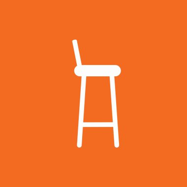 Bar sandalye simgesi