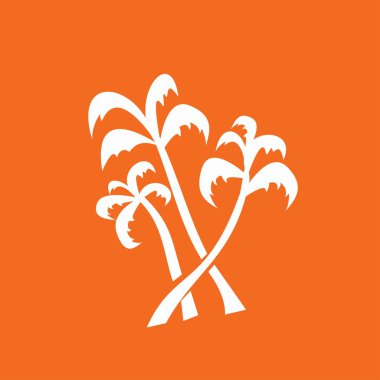 palmiye ağaçları simgesi