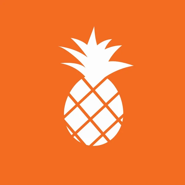 Icono de la fruta de piña — Vector de stock