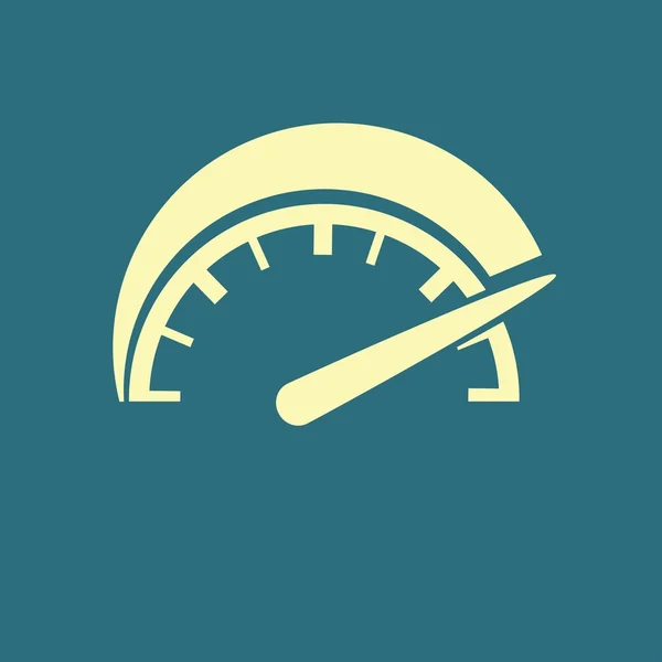 Indicatore tachimetro icona — Vettoriale Stock