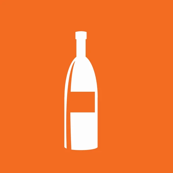 Icono de botella de alcohol — Vector de stock