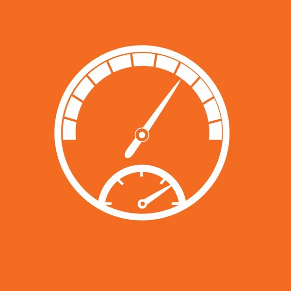 Speedometer indicator icon — Stock Vector