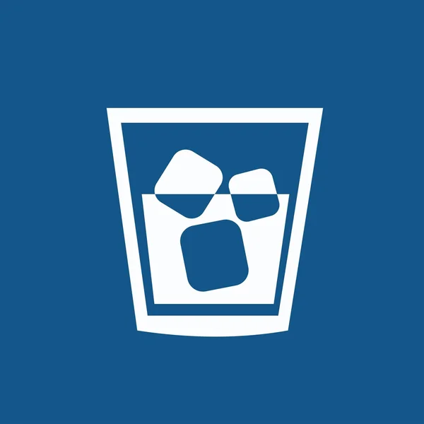 Icône de boisson en verre de vin — Image vectorielle