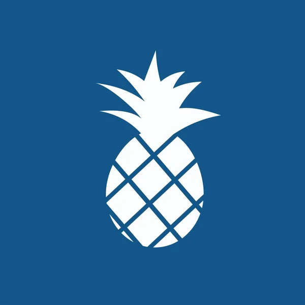 Icono de la fruta de piña — Vector de stock