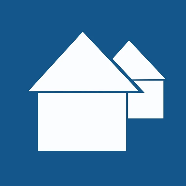 Casas, casas icono — Vector de stock