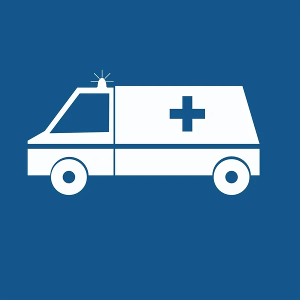 Ícone do carro de ambulância —  Vetores de Stock