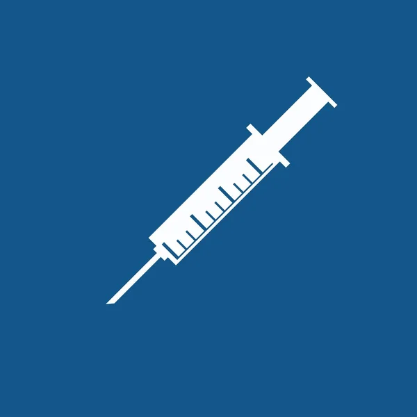 Икона медицинского шприца — стоковый вектор