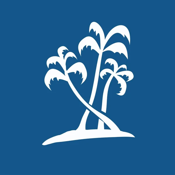 Icona delle palme — Vettoriale Stock