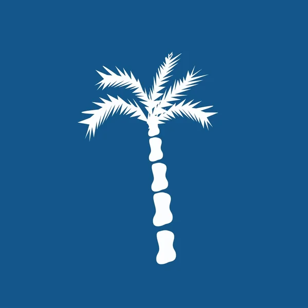 Palmiye ağacı simgesi — Stok Vektör