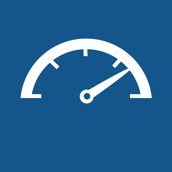 Pictogram van de indicator van de snelheidsmeter — Stockvector