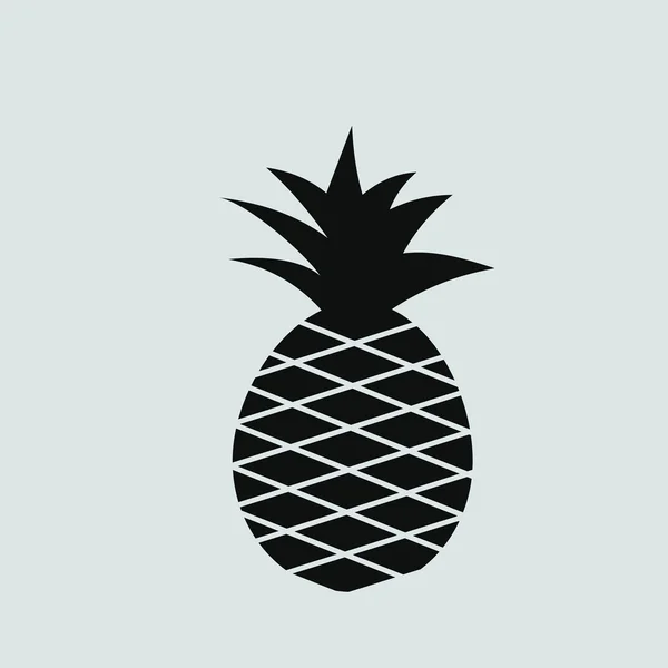 Ananas frukt ikon — Stock vektor