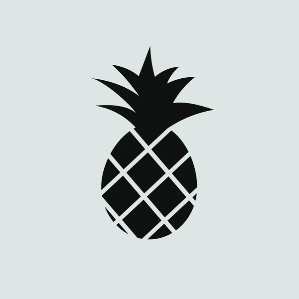 Ikona owoców ananasowych — Wektor stockowy