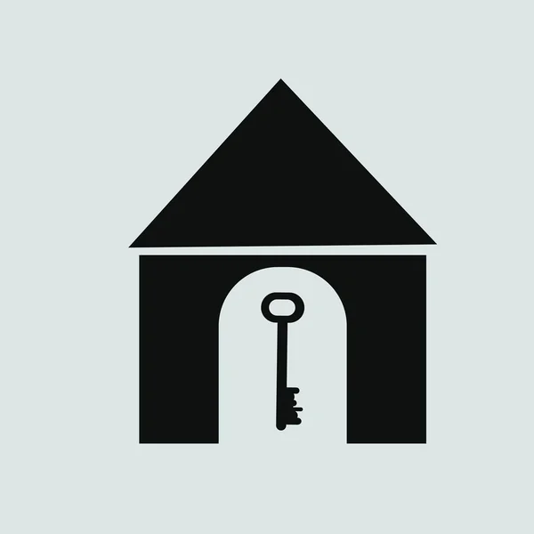 Іконка будинку web — стоковий вектор