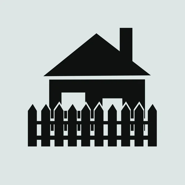 Casa, icono del hogar — Archivo Imágenes Vectoriales