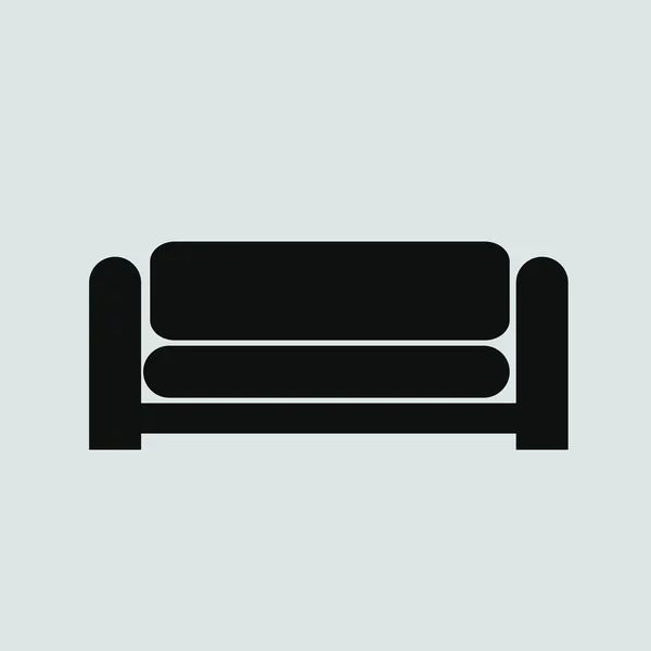 Sofa, couch icon — Stock Vector