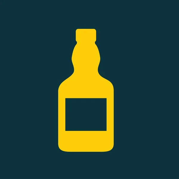 Alkoholflaska ikon — Stock vektor