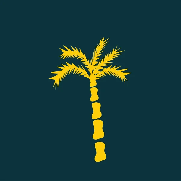 Icono de la palmera — Archivo Imágenes Vectoriales