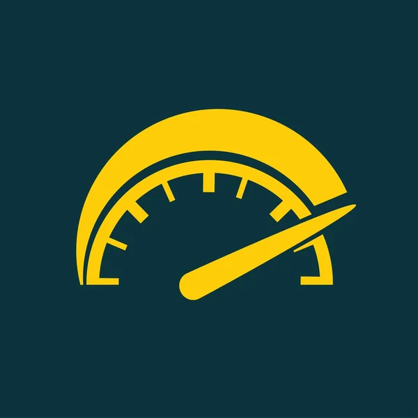 Indicador de velocidad icono — Archivo Imágenes Vectoriales