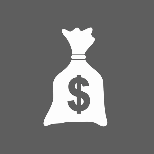 Εικονίδιο σακούλας χρημάτων — Διανυσματικό Αρχείο