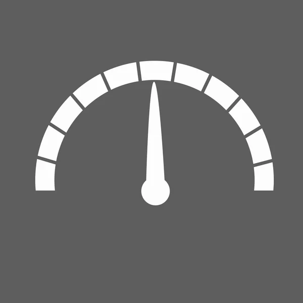Indicatore tachimetro icona — Vettoriale Stock