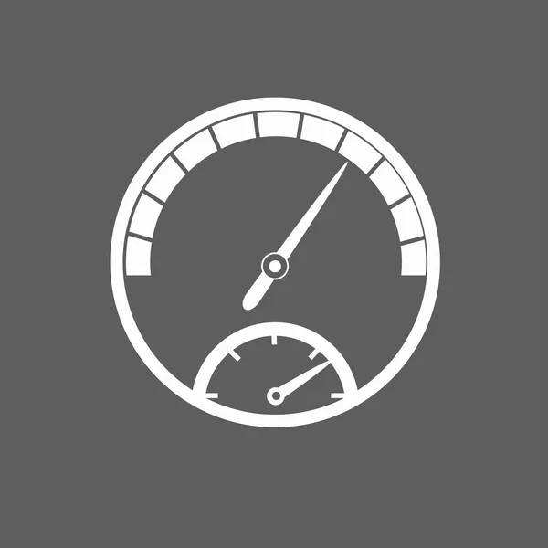 Pictogram van de indicator van de snelheidsmeter — Stockvector