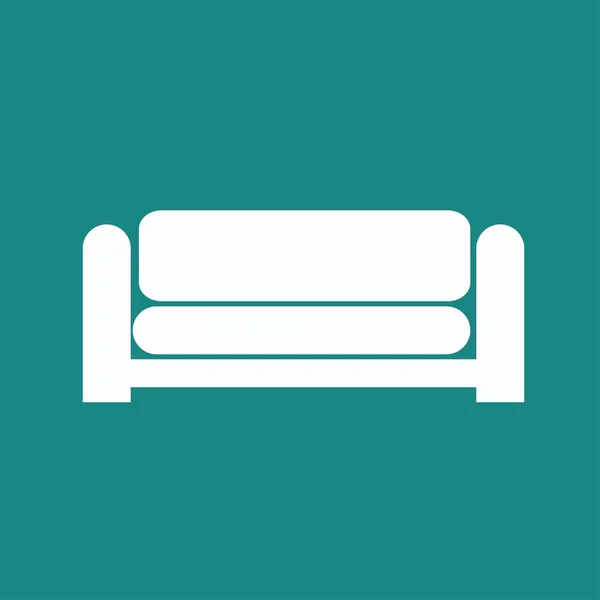 Divano, icona del divano — Vettoriale Stock