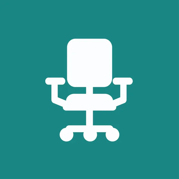 Ícone de cadeira de escritório — Vetor de Stock