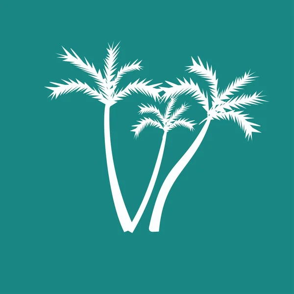 ไอคอนต้นปาล์ม — ภาพเวกเตอร์สต็อก
