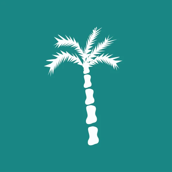 Palmiye ağacı simgesi — Stok Vektör
