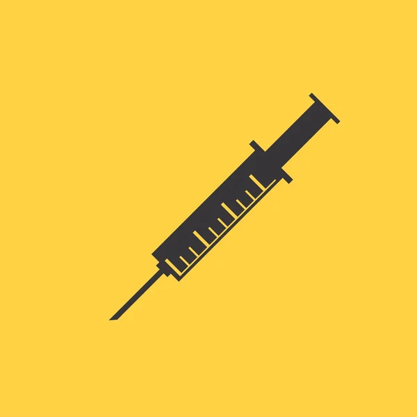 Medical syringe icon — Stock Vector