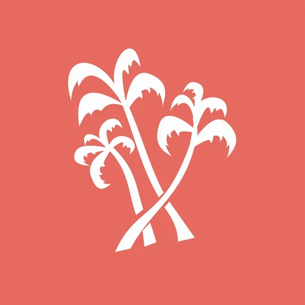 Icono de palmeras — Archivo Imágenes Vectoriales