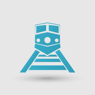 Tren ulaşım simgesi