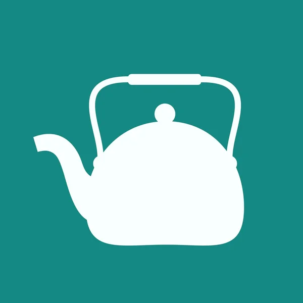 Kettle silhouette icon. — Stock Vector