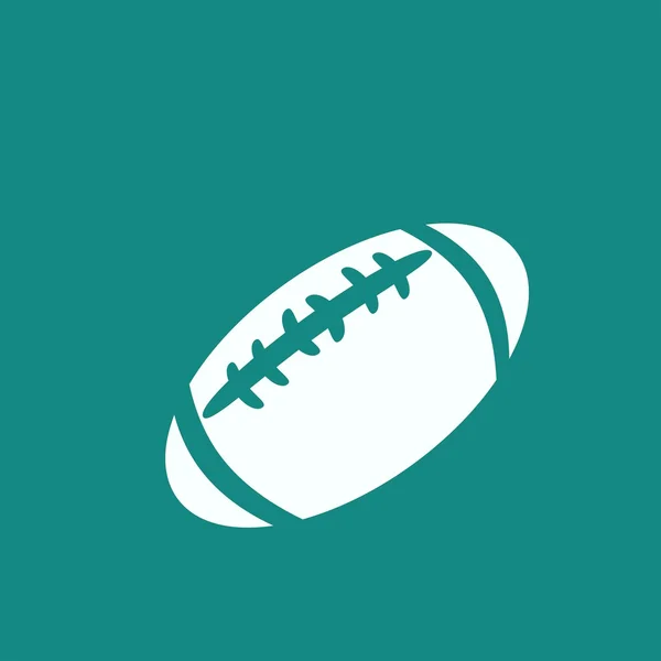 Amerikaans voetbal bal pictogram — Stockvector