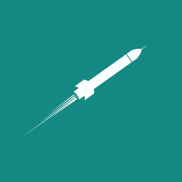 Ikona rakiety kosmicznej — Wektor stockowy